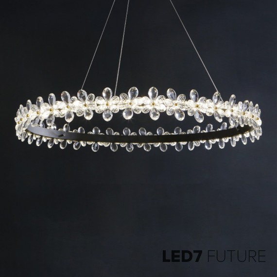 Loft Industry Modern - Flowers Dots Chandelier